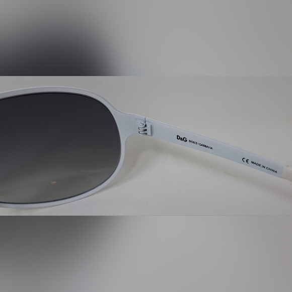 Dolce & Gabbana Vintage Sunglasses Y2K  Gray Gradient Wrap D&G6025  66-10-115 - Picture 11 of 14